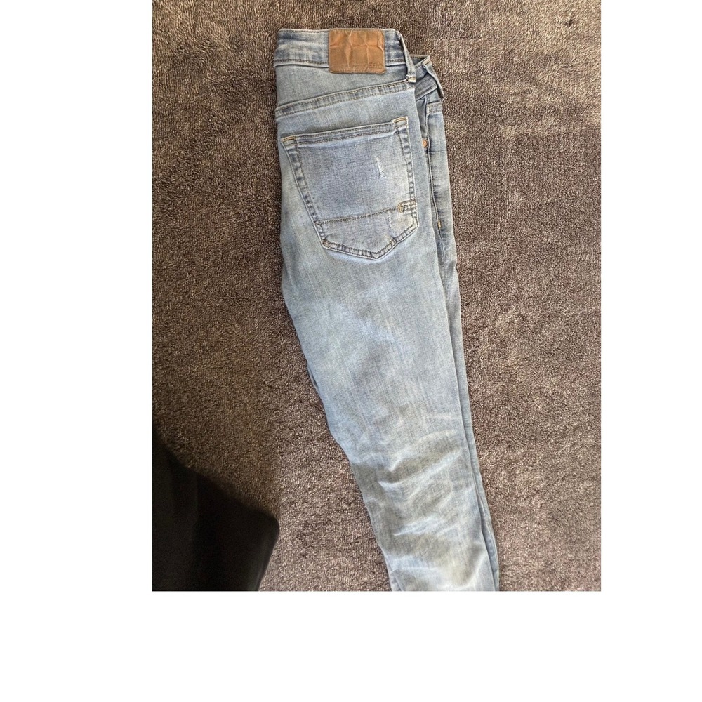 Aeropostale Super Skinny Distressed Light Wash Jeans 29/30 - Picture 2 of 7